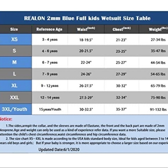 Wetsuit CHILD’S NEW - Picture 9 of 12